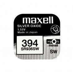 Baterie ceas Maxell SR936SW V394 AG9 1.55V, oxid de argint, 10buc/cutie