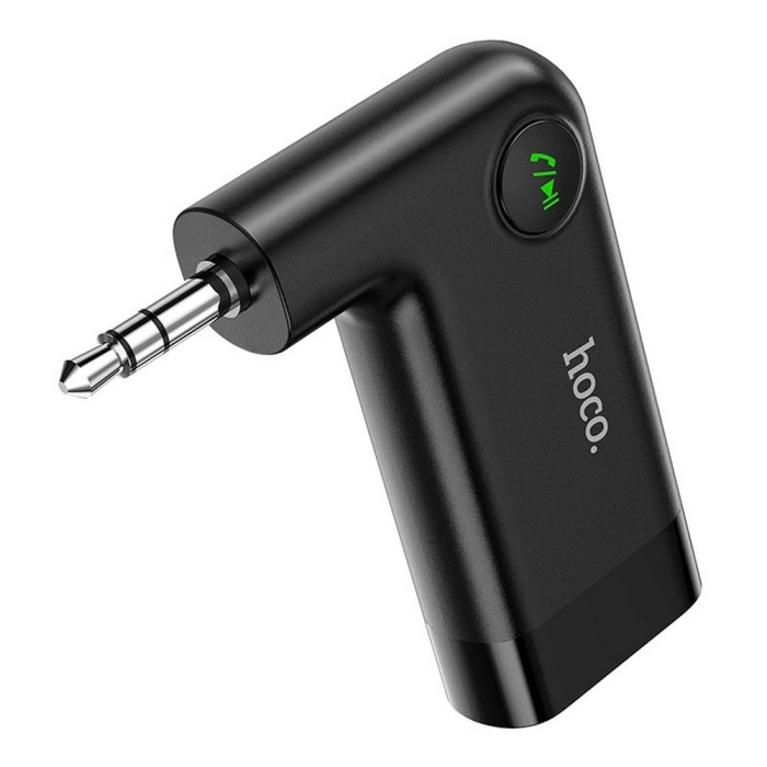 Hoco E53 , Adaptor auto Bluetooth AUX wireless, negru