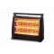 Incalzitor 3 rezistente negru 1500W intrerupator siguranta Zilan ZLN6180