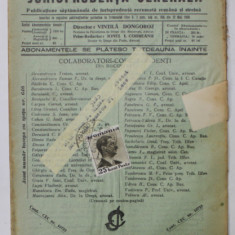 JURISPRUDENTA GENERALA , PUBLICATIUNE SAPTAMANALA DE JURISPRUDENTA REZUMATA ROMANA SI STRAINA , ANUL XVII , NR. 20, IUNIE 1939