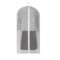 Husa de Depozitare cu Fermoar, Flippy, pentru Haine, de Protectie, pentru Voiaj, Netesut, Rezistent la Praf, 60x120 cm, Transparent-Alb