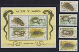 JAMAICA 1983 WWF FAUNA PROTEJATA SERPI BOA
