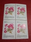 ARGENTINA, FLOWERS OF ARGENTINA/BEGONIA - MNH