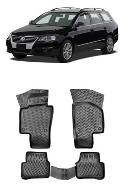 Set Covorase Auto Cauciuc Dedicate Volkswagen Passat B6 2005-2010 foto