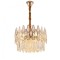 Candelabru Cristal 3x E14 Auriu , Colson