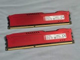 Kit Memorii RAM Kingston HyperX Fury Red 8GB (2x4GB) DDR3 1600MHz CL10 1.5V HX316C10FRK2/8