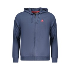 U.S. Grand POLO hanorac barbati cu fermoar si gluga , logo alb brodat, cu buzunare, albastru inchis, S