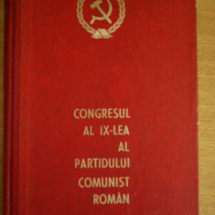 myh 312 - Congresul al IX - lea al Partidului Comunist Roman - 1965