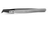Pensetă ESD IDEAL-TEK cu capete interschimbabile, &icirc;ngustă 130mm