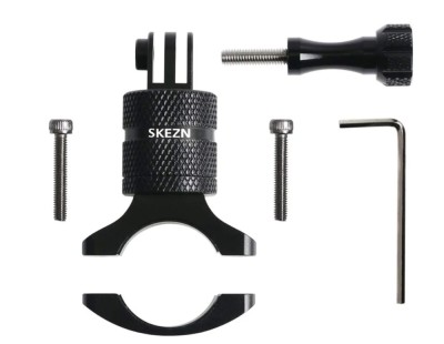 Suport rotativ Surewo montare ghidon bicicleta pentru camere de actiune GoPro Hero 12, Osmo Action 4, Insta 360 X3 foto