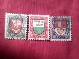 Serie Elvetia 1919 Pro Juventute - Embleme , 3 valori stampilate