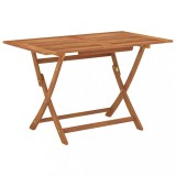 Cumpara ieftin Masă de grădină pliabilă, 120x70x75 cm, lemn masiv eucalipt