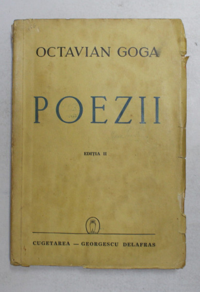 POEZII de OCTAVIAN GOGA , 1942