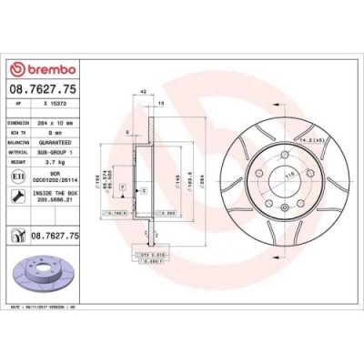 Set disc frana Opel Astra Classic Sedan (A04) 02.07-, Astra G Box / Estate (F70) 09.98-04.05, Astra G Classic (T98) 03.04-07.09, Astra G Classic Cara foto
