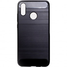 Husa Capac Spate Carbon Negru HUAWEI P Smart (2019) foto