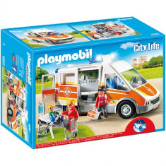 Set Playmobil City Life Kids Clinic - Ambulanta cu Lumini si Sunete foto