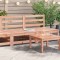 Gossi canapele gradina fara cotiere, 2 buc., 70x70x67 cm lemn douglas