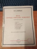 AS - D.G. KIRIAC - NOUA CANTECE POPULARE ROMANESTI, VOCE SI PIAN