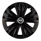 Set 4 capace roti Glory negru R14 pentru gama auto Hyundai, Autohelix MSA