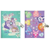 Jurnal LED Lebez cu Cutie Cadou, 80 Pagini, 13x18 cm, Display 6 Bucati - Agenda Copii 5-8 Ani