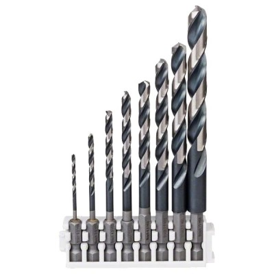 Bosch Set 8 burghie HSS Impact Control, D2-10mm ProAdvanced PowerfulTools foto