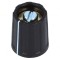 Buton Rotativ Negru cu Indicator ABS 4mm 13.5x15.5mm