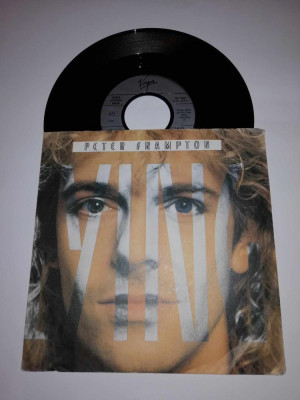 Peter Frampton Lying single vinil vinyl 7&amp;rdquo; Virgin 1985 EU VG+ foto