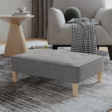 Taburet, gri deschis, 78x56x32 cm, material textil