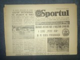 Ziarul Sportul 25 Octombrie 1984 - Cupe Europene Universitatea Craiova Olympiakos Dinamo Bordeaux