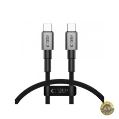 Cablu Date si Incarcare USB-C - USB-C Tech-Protect Ultraboost DNA 60W 0.5m Gri