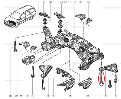 Surub Hm M 12 - 110 OE Renault 7703602047 Kft Auto foto