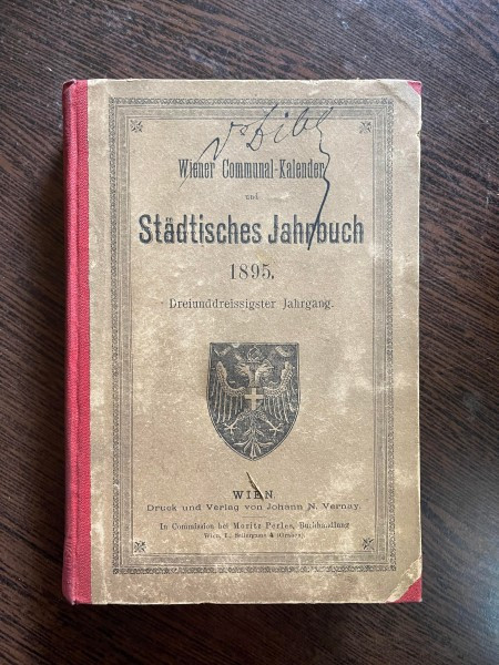 Wiener Communal -Kalender und Stadtisches Jahrbuch 1895