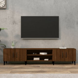 vidaXL Comodă TV, stejar maro, 180x31,5x40 cm, lemn prelucrat