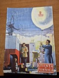 Stiinta si tehnica februarie 1959 - din istoria tehnicii romanesti