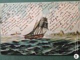 Superba carte postala , interesanta destinatar o distinsa domnisoara din RUSIA , anii 1910, Circulata, Printata