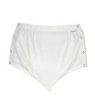 Chilot incontinenta nivel 4/5, Suprima, Unisex, Poliester, Alb, Mar L, cu capse laterale