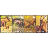 TANZANIA 2006 WWF FAUNA PROTEJATA ANTILOPE TOPI