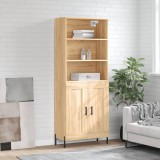 VidaXL Dulap &icirc;nalt, stejar sonoma, 69,5x34x180 cm, lemn compozit