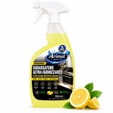 Arimat&reg; Degresant profesional ultra igienizant pentru bucatarie, 750 ml, cu parfum de lamaie, indeparteaza grasimea arsa si murdaria persistenta