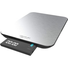 Cantar de bucatarie Cecotec Smart Cook Control 9000, Inox, 10kg, rezistent la apa, masurare solide si lichide