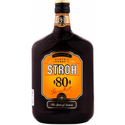 Rom Stroh 80, 0.7L, Alcool 80%, Stroh Rom, Rom Austriac, Rom Austirac Stroh, Bauturi Spirtoase, Rom Negru, Rom Negru Stroh, Rom Alcool, Rom Natural, R foto