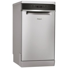 Masina de spalat vase Whirlpool WSFO 3T125 6PC X, 10 seturi, 8 programe, Al 6-lea Simt, 45 cm, clasa E, inox