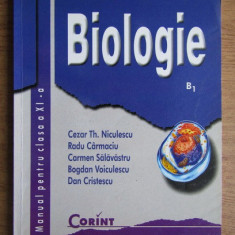 C. Th. Niculescu, R. Carmaciu - Biologie. Manual pentru clasa a XI-a