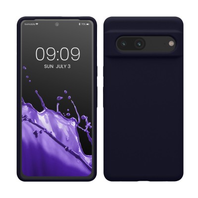 Husa kwmobile pentru Google Pixel 7, Silicon, Violet, 59451.182 foto