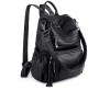 Rucsac Dama UTO Piele PU Negru RESIGILAT - Rucsac Femei Multifunctional, Elegant, Spatios - 34cm Inaltime