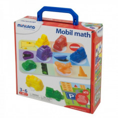 Joc matematica pe roti Miniland, 24 piese