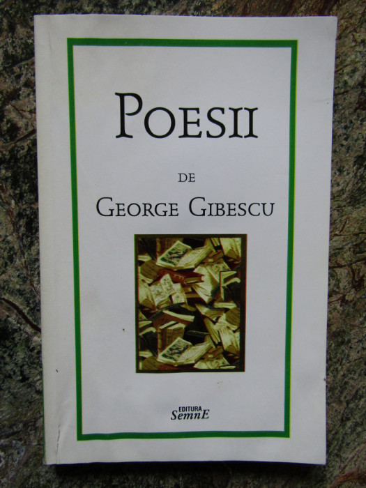 George Gibescu - Poesii (autograf și dedicație pt. VASILE BARAN)