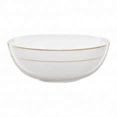 Bol pentru salata Aura Gold, Ambition, 20 cm, portelan