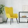 VidaXL Scaun de relaxare, galben muștar, catifea 327684