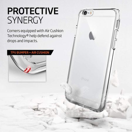 Husa pentru Apple iPhone 6, GloMax Perfect Fit, Transparent